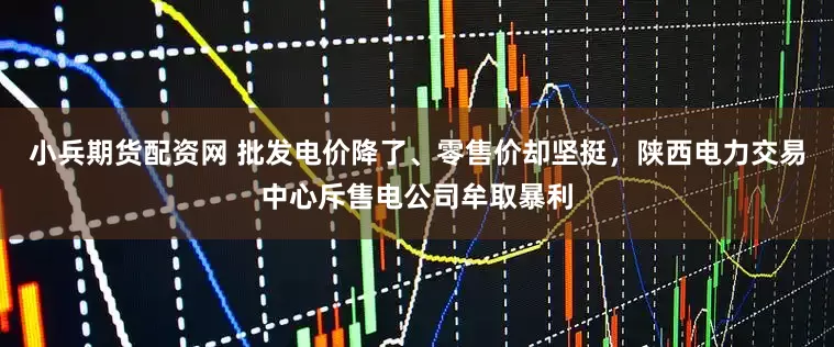 小兵期货配资网 批发电价降了、零售价却坚挺，陕西电力交易中心斥售电公司牟取暴利