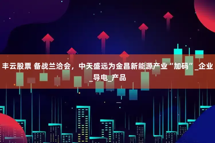 丰云股票 备战兰洽会,中天盛远为金昌新能源产业“加码”_企业_导电_产品